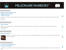 Tablet Screenshot of millionairewarriors.blogspot.com