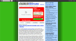 Desktop Screenshot of churchventure.blogspot.com