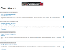Tablet Screenshot of churchventure.blogspot.com