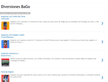 Tablet Screenshot of diversionesbago.blogspot.com