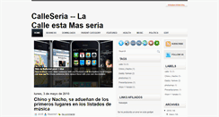 Desktop Screenshot of calleseria.blogspot.com