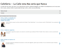 Tablet Screenshot of calleseria.blogspot.com