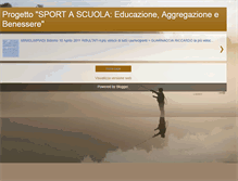 Tablet Screenshot of progettosportascuola.blogspot.com