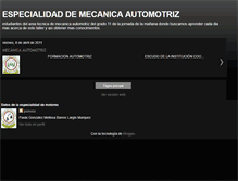 Tablet Screenshot of mecanicaautomotriz20111.blogspot.com