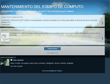 Tablet Screenshot of mantenimiento-equipo.blogspot.com