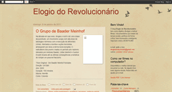 Desktop Screenshot of elogiorevolucionario.blogspot.com
