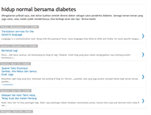 Tablet Screenshot of diabetesku.blogspot.com