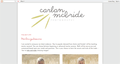 Desktop Screenshot of carlanmcbride.blogspot.com
