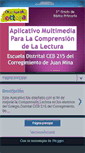 Mobile Screenshot of aplicativomultimediacomprensinlectora.blogspot.com