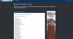 Desktop Screenshot of best-directory-list.blogspot.com