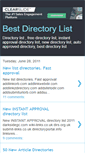 Mobile Screenshot of best-directory-list.blogspot.com