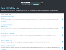 Tablet Screenshot of best-directory-list.blogspot.com