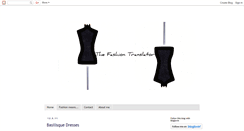 Desktop Screenshot of fashion-translator.blogspot.com