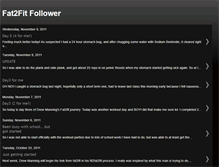 Tablet Screenshot of fat2fitfollower.blogspot.com