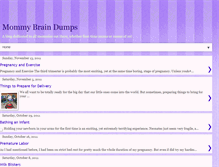 Tablet Screenshot of mommybraindumps.blogspot.com