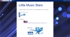 Desktop Screenshot of littlemusicstars.blogspot.com