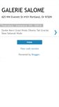 Mobile Screenshot of galeriesalome.blogspot.com