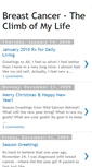 Mobile Screenshot of breastcancerclimb.blogspot.com