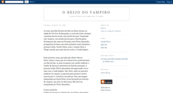 Desktop Screenshot of obeijodovampiro.blogspot.com