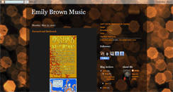 Desktop Screenshot of emilybrownmusic.blogspot.com