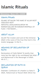 Mobile Screenshot of islamicrituals.blogspot.com
