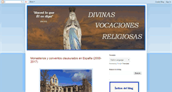 Desktop Screenshot of divinavocacion.blogspot.com
