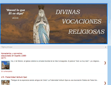 Tablet Screenshot of divinavocacion.blogspot.com