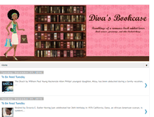 Tablet Screenshot of divasbookcase.blogspot.com