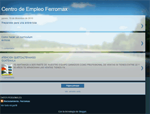 Tablet Screenshot of centrodeempleoferromax.blogspot.com
