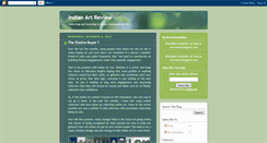 Desktop Screenshot of indianartinvest.blogspot.com