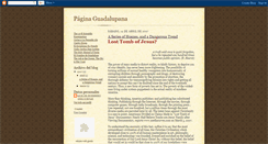 Desktop Screenshot of pagguadalupana.blogspot.com
