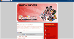 Desktop Screenshot of mangasinopsis.blogspot.com