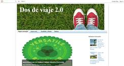 Desktop Screenshot of dosdeviaje.blogspot.com