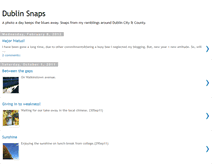 Tablet Screenshot of dublinsnaps.blogspot.com