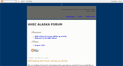 Desktop Screenshot of ahecalaska.blogspot.com