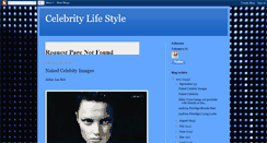 Desktop Screenshot of celebslifestyle.blogspot.com