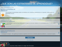 Tablet Screenshot of estrategiasdeaprendizaje901.blogspot.com