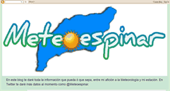 Desktop Screenshot of meteoespinar.blogspot.com