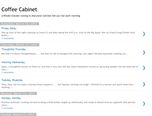Tablet Screenshot of coffeecabinet.blogspot.com