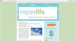 Desktop Screenshot of inspirelifenow.blogspot.com