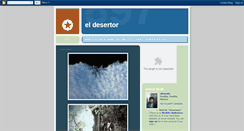 Desktop Screenshot of eldesertor.blogspot.com