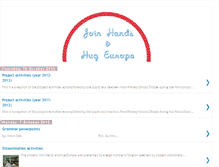 Tablet Screenshot of joinhandsandhugeurope.blogspot.com