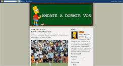 Desktop Screenshot of andate-adormirvos.blogspot.com
