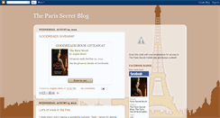 Desktop Screenshot of parissecretnovel.blogspot.com