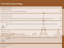 Tablet Screenshot of parissecretnovel.blogspot.com