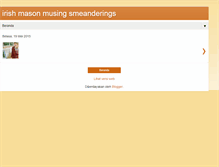 Tablet Screenshot of irishmasonmusingsmeanderings.blogspot.com