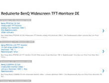 Tablet Screenshot of benq-widescreen-tft-monitore-de.blogspot.com