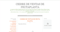 Desktop Screenshot of pastillasfrutaplanta.blogspot.com