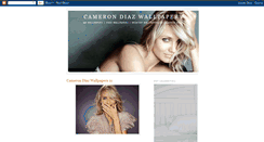 Desktop Screenshot of camerondiazwalls.blogspot.com