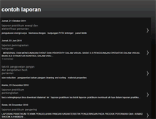 Tablet Screenshot of contohlaporan26.blogspot.com